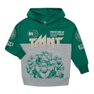 Nickelodeon - Green and Gray TMNT Kids Hoodie - Size: 18